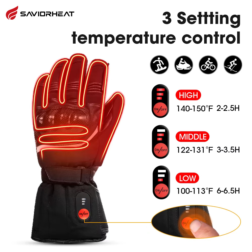 Heat Resistant Glove - Savior Heat Guanti da moto impermeabili