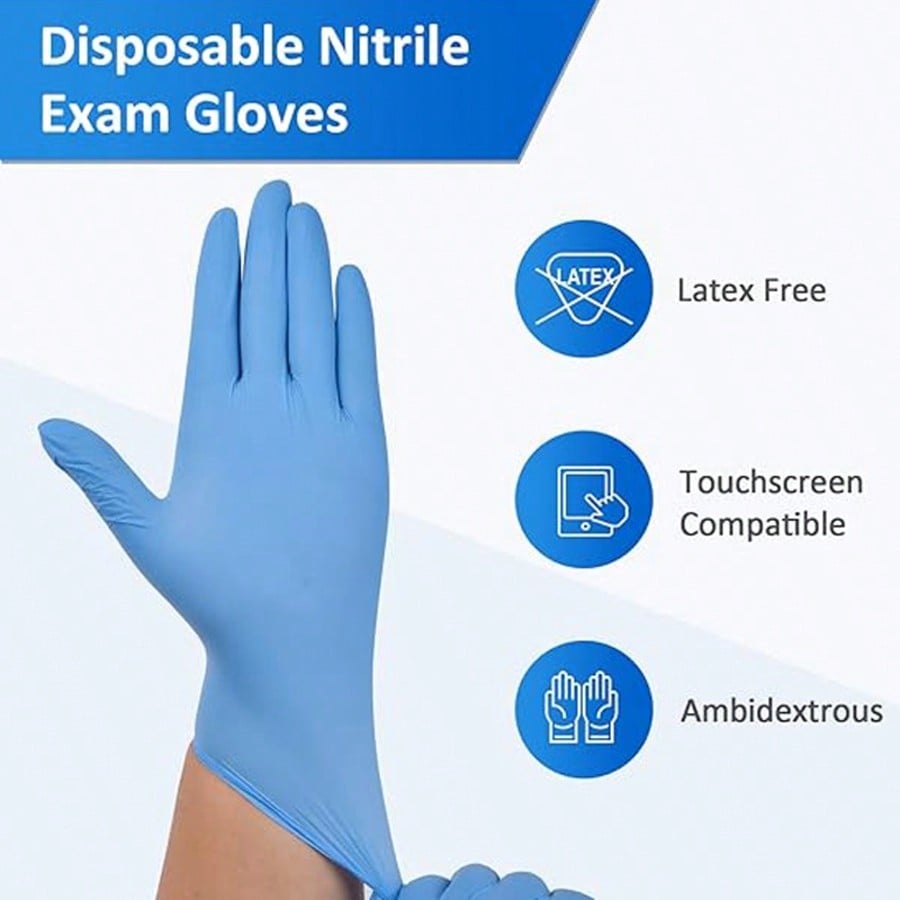 100 pezzi di guanti monouso in - Nitrile Mechanic Glove recensione e prezzo